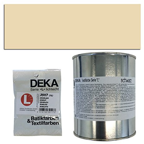 CREATIV DISCOUNT NEU Textilfarbe/Batikfarben/Stoff-Färbefarben, Serie L, 500g, Beige