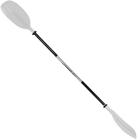 Oceansouth Asymmetrisches Kajak Paddel 2170mm (Weiß) doppelpaddel paddel kajak Stand up Paddle sup Leash zubehör Pole Grip aufblasbar Personen Paddles Schwimmen schlauchboot Paddling Board Padel