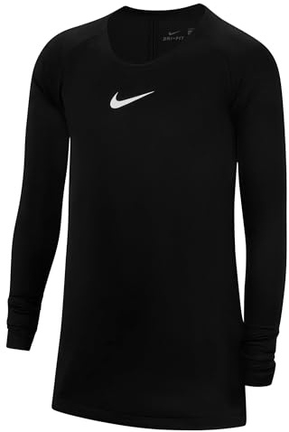 NIKE Children's Y Nk Dry Park 1stlyr Jsy Long Sleeved T shirt, Black/(White), M UK