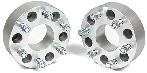 Rough Country 2 Wheel Spacer (fits) 88-20 Chevy Silverado GMC Sierra 1500 | 92-20 Tahoe | Yukon Suburban | 6x5.5 | 1101,Aluminum