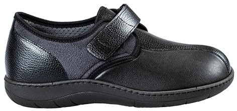 EXTRO STYLE TECNICA GOLD 1, Linea Anziani, Microfibra, Scarpa Ortopedica Made in Italy, Plantare Estraibile, Chiusura a Strappo, Scarpe Ortopediche, Dispositivo Medico Classe 1 - Numero 38