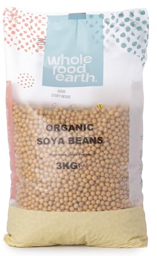 Wholefood Earth Organic SOYA Beans, 3 kg