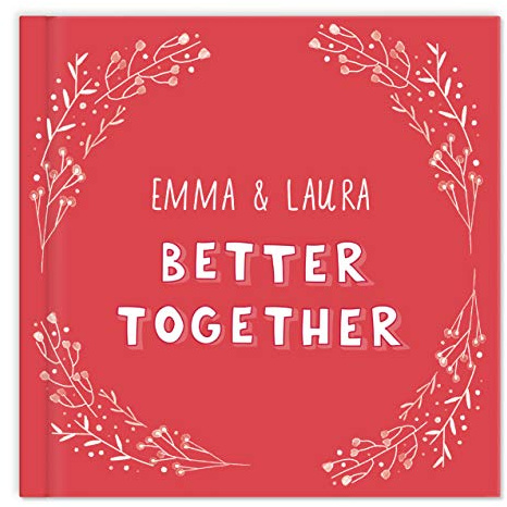 Personalized Book for Boyfriend, Girlfriend, Spouse, Partner, Anniversary | Book of Us (Softcover)