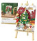 MEIEST Mini Bloc de Noël 3D Peinture modèle Set, Creative Particle Diorama série Construction Blocs Jouets, décoration de la Maison (Arbre de Noël)