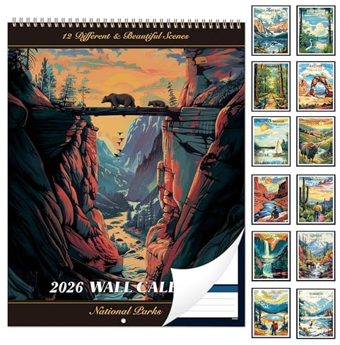 2027 Wall Calendar-National Parks Wall Calendar 2027, Jan.2027 - Dec.2027