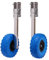 Fridgestea Boat Launching Wheels, Stainless Steel Transom Launching Dolly Wheels, Inflatable Boat Launch Wheels, for Boat, Trailer, Dinghy, 150KG Load Capacity