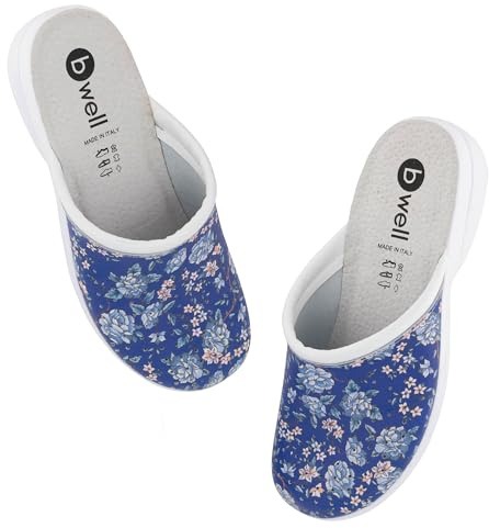 B-well Aerial Lady/Man Chaussures médicales femme Sabots Chaussures d'hôpital femme Antibactériennes dans les tailles 35-46, 35 EU