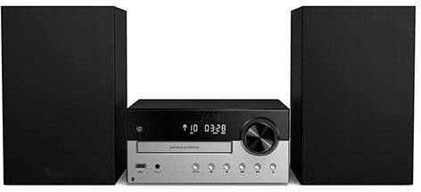 Microcadena Bluetooth 60W con Puerto USB, reproducción de música y conectividad inalámbrica, Ideal para Escuchar música en casa.