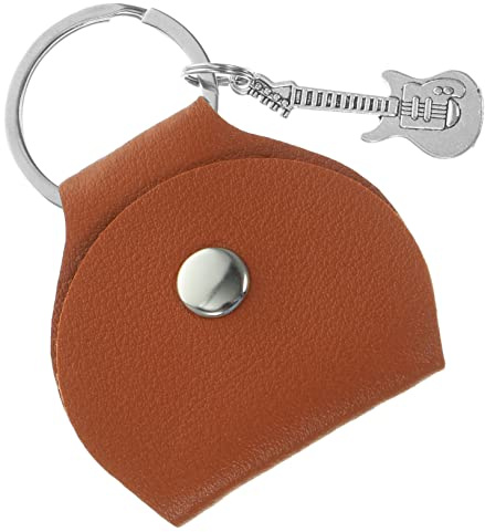 LOLIPPYY Soporte de Selección de Guitarra con Estuche de Plectros Reutilizable de PU para Guitarra Eléctrica