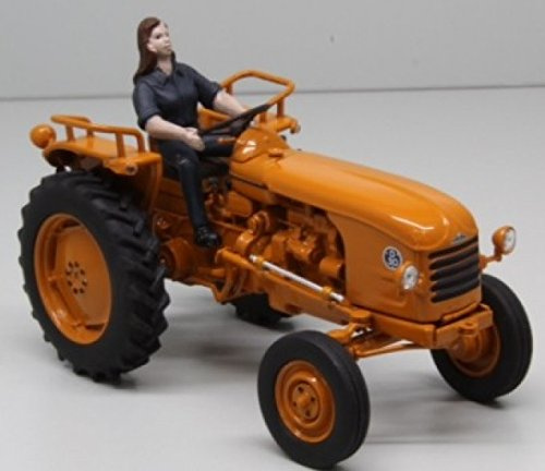 REP143 : Tracteur RENAULT D30 accompagné d'une figurine femme