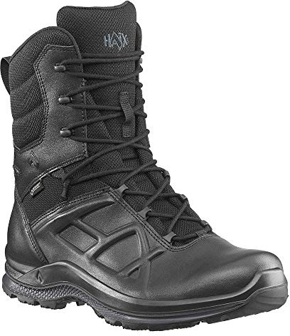 HAIX Black Eagle Tactical 2.0 GTX High Side Zip - Wide Width, Waterproof Work Boots, With Anti-Slip Sole, Shock Absorbing Technology, And Lightweight Design, Great Boots For Police Men, Size 11