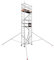 ALTEC Rollfix® 2.0 700 | 7m Arbeitshöhe | bremsb. Lenkrollen (Ø150mm) | Dreieckausleger | Made in Germany | TÜV | belastbar 200kg/m² | Norm - DIN EN 1004-1 | Modulares Arbeitsgerüst | Alu-Gerüst