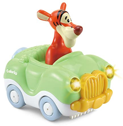 Vtech TUT TUT Baby Flitzer - Tiggers Cabrio – Spielzeugauto mit Musik, spannenden Sätzen und Geräuschen – Für Kinder von 1-5 Jahren