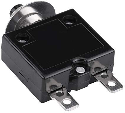 Disjoncteur, Disjoncteur Thermique à réinitialisation Manuelle fusible Thermique disjoncteur compresseur Interrupteur de disjoncteur, 5A/8A/10A/15A/18A/20A/30A DC 50V (10 A)