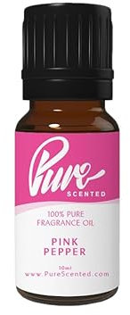 Pink Pepper Fragrance Oil - 10ml Suitable for Candles, Soaps, Slime, diffusers, Cosmetics, Wax Melts