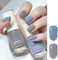 Nude Nail Polish Quick Dry & Long Lasting Grey & Blue Nail Varnish - Water Based Natural Nail Polish- No Need UV Nail Paint For Diy Nail Art Manicure At Home, French Manicure Nail Polish (14+15)