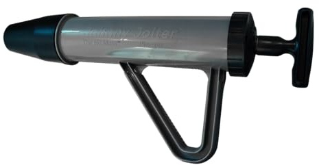 No Mess Toilet Plunger Johnny Jolter ® - Powerful Drain Unclogger with Water Pressure for Toilets - No Splashback Alternative for Fast Toilet Clog Removal, Heavy Duty Drain Clearing Tool - Made in USA