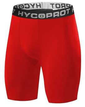 HYCOPROT Pantaloncini Compressione Uomo Corti da Palestra Asciugatura Rapida e Traspiranti Pantaloncini da Corsa Shorts Base Layer per Running Allenamento