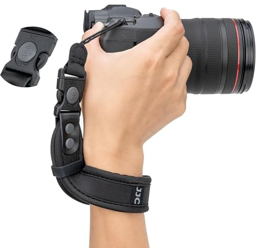 JJC Kamera Handrem Snabbfrigörande för fujifilm X Half X-E5 X-M5 X-T5 X-T30 X-T50 X100VI för Canon R50 R10 R8 R7 R6 R5 för Sony A7 III ZV-E10 A6400 A6700 för A60 för Nikon Z5 Z6 Zf Z30 Z9 Z8 Z7