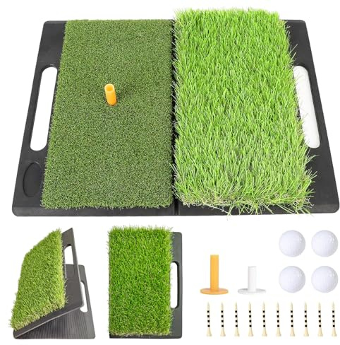 Tappetino da Golf Pieghevole, 53,5 x 40 cm, Portatile