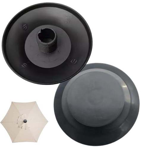 Takingup 2 Pezzi di Ricambio per ombrellone da Patio da 4, 3 Pollici, coperture in plastica, Cappuccio per ombrellone, Cappuccio