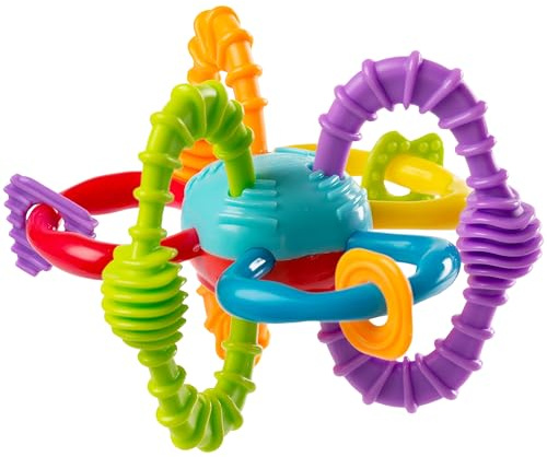 Playgro Pelota de Colores Bend & Twist, A Partir de los 6 Meses, Multicolor, Sin BPA, 40186