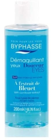 Byphasse LOT DE 2 - Démaquillant yeux douceur à l´extrait de Bleuet - 200 ml - Tous types de peaux