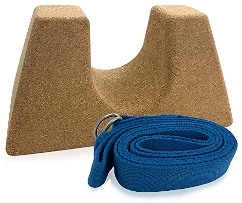 Hoerde Bloque de yoga con forma innovadora que ayuda a poses complejas y permite un masaje de peso propio. Masaje de todos los grupos musculares