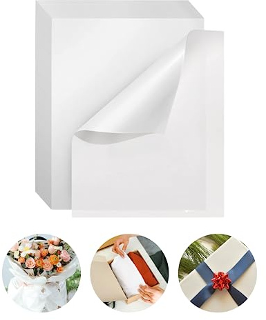 Acid Free Tissue Paper Large for Clothes Storage Gift-Wrapping White MG 18gsm Decorative Sketch and Cutting Paper for Art Craft and Packaging Paper Sheets Bulk – 500mm x 750mm (20 x 30) - 100 Sheets
