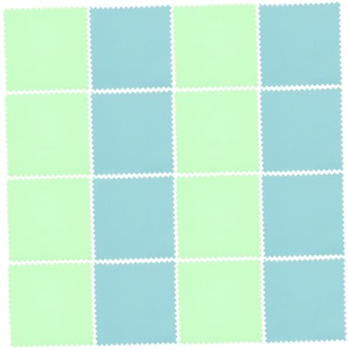 Healvian 50pièces Lot De Chiffons Colorés De Nettoyage Et Polissage Pour Bijoux or Argent Doux Sans Rayures Adapté Aux Surfaces Délicates Et Instruments De Musique