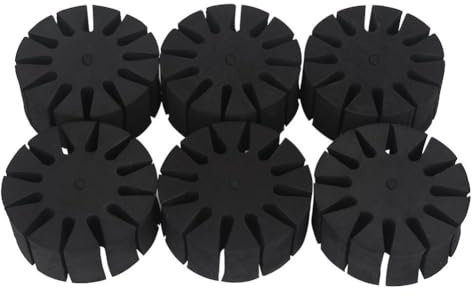 BOROCO 6 soportes separadores de flechas redondas de espuma EVA duradera para caza al aire libre, accesorio de tiro con arco