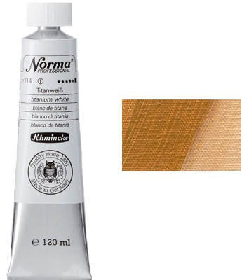 Schmincke – Norma® Professional - feinste Künstler-Ölfarben, Lichter Ocker natur - 120 ml