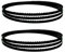 2 pièces 1500mm lame de scie à ruban 4 6 10 14 TPI lames de scie à ruban en carbone 1500X10X0.35MM outils de travail du bois accessoires (Color : 10 TPI)