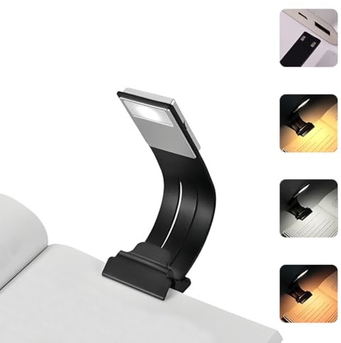 ZOMKIFA 8 LED Luz de Lectura, Lámpara Recargable de Lectura USB de 360° Flexible con 3 Modos de Iluminación, Luz Lectura, Lampara Lectura Libro, Luz para Leer, Luz para Leer Libros en la Cama