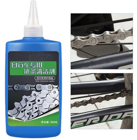 Spray dégraissant pour chaîne de vélo, 335,7 g, nettoyant pour chaîne de moto, lubrifiant pour vélo de route, vélo pliable