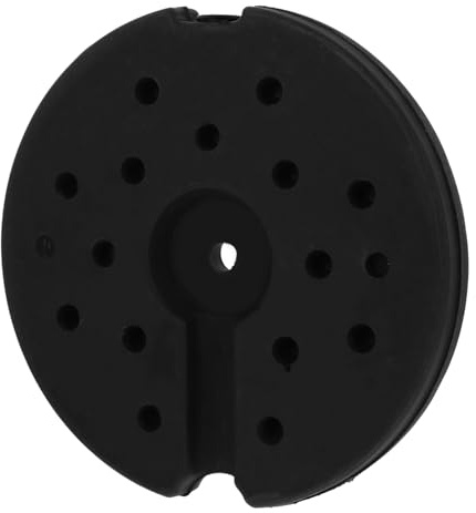 MAGICLULU Base per Lampada Peso, Base per Piantana da Terra in Gomma Nera, Struttura Semplice e Robusta per Casa e Camera da Letto