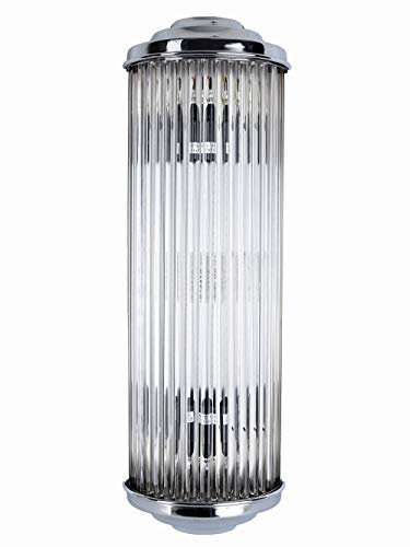 Wandlampe Art Deco Leuchte Petitot Wandleuchte Metropolis Kinolampe Flur Glasstäbe XC02 Palazzo Exklusiv