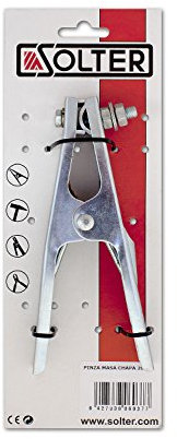 Solter Pinza Masa Chapa 200A – Conexión Rápida y Segura para Soldadura MMA y TIG – Diseño Ligero y Universal