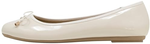 Fitters Footwear That fits dam ballerina fiona syntetisk lack ballerina klassisk med slinga storlek (EU,), - naken - 45 EU