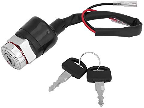 Interruptor De Encendido Con Llave 2 Hilos Y 2 Llaves Compatible Con CB100 1970-1972 CB125S 1973-1975 CT90 1969-1979 Reemplazo Directo Para Números OE 35010-111-671 35010-028-010 35100-324-761
