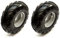 Set of 2 x Wheels & Tyre 145x70-6 Front/Rear Knobbly Tread Left & Right Quad Bike ATV