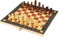 rparty Schachspiel aus Holz, 3-in-1, zusammenklappbar, magnetisch, Schachbrett, 30 x 30 cm