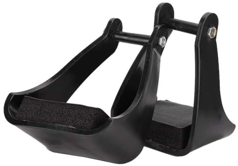 Cyrank Pferd Steigbügel, Pom Kunststoff Reiten Steigbügel Sicherheit Steigbügel Western Steigbügel Englisch Steigbügel Reiten Steigbügel Hochfeste Steigbügel für Sattel, 1 Paar