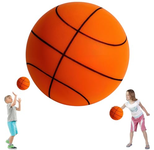 Bad Tyst Basket - Mjuk Inomhusbasket, 24 cm Skumboll för Träning, för Barn från 7 år
