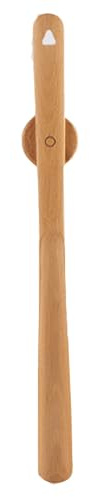 Calzador De Madera De Mango Largo,Calzador Magnético,Cuerno De Zapato Extra Largo,Palo De Levantamiento De Zapatos De Madera Maciza Para Ancianos Y Mujeres Embarazadas ( Color : Wood color , Size : 50
