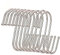 RQzaufania 10 Pezzi Ganci a S, Ganci a Forma di S Grande da 12 cm, gancio a S in Acciaio Inox Resistente per Appendere in Cucina, Bagno, Camera da Letto, Soggiorno e Ufficio (Argento)