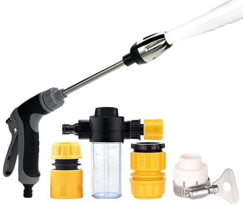 High Pressure Car Wash Gun Foam Pots Lances Irrigation Tools Adjustable Sprinkler Car Hrden Watering Tool Set