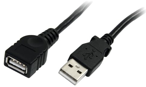 StarTech.com 1.8m/6ft Black USB 2.0 Extension Cable - M/F