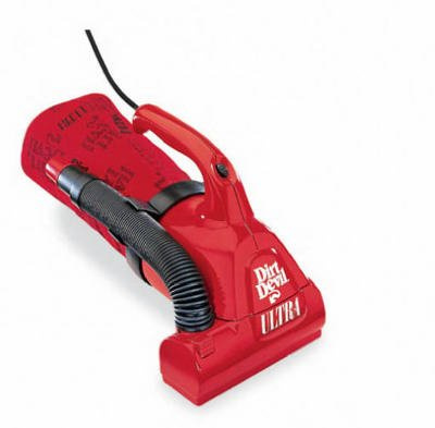 Dirt Devil Ultra Bagged Corded Pet Vacuum 4 amps Red Standard