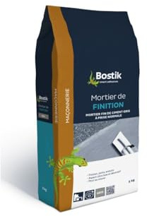Mortier de Finition Blanc - 5 kg - Bostik